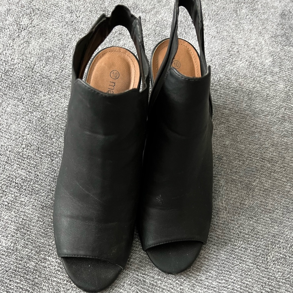 Maurice’s Open Toe Heel